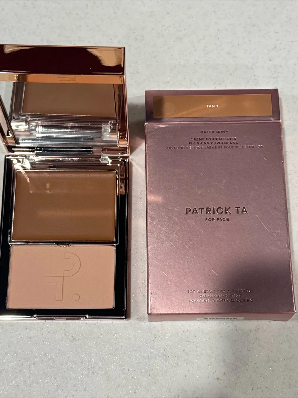 Patrick Ta Cream Foundation & Finishing Powder Duo - Tan 1